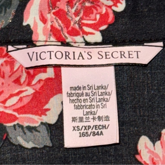 Victoria’s Secret Two Piece Floral Pajamas Size Extra Small - Picture 6 of 14
